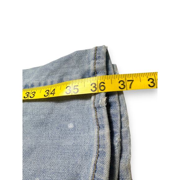 Hollister Distressed Paint Splattered Light Wash Skinny Jeans W28 L30 - Picture 6 of 9